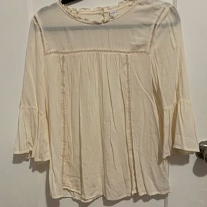 Cream blouse